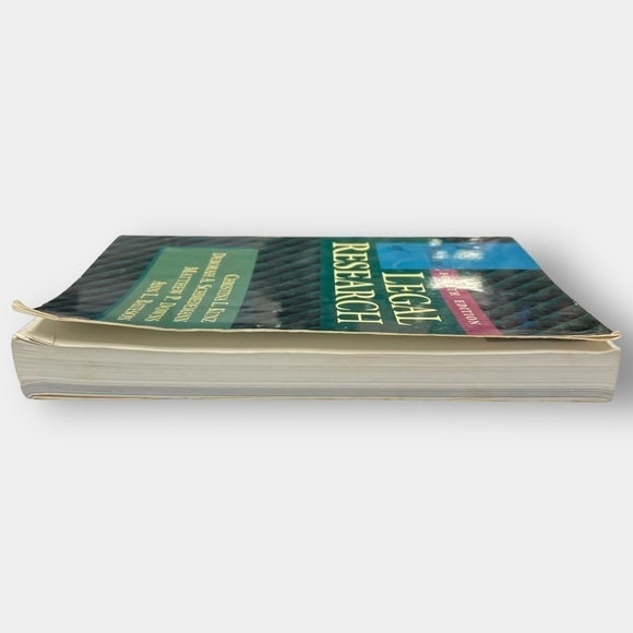 The Process of Legal Research Book 4th Fourth Edition 1996 - Picture 4 of 8